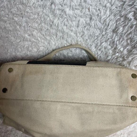 JASON WU Black Cat Canvas Cream TOTE BAG. - Picture 11 of 15